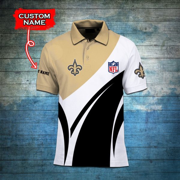 Custom Name - New Orleans Saints - PERSONALIZED Polo Shirt and Cap (Combo  save 10%) 01 - Storecustom89