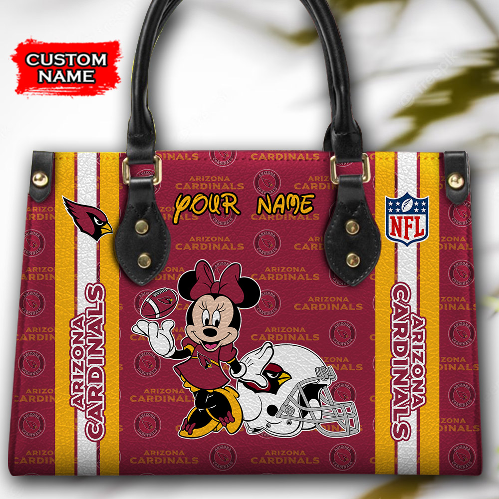 Crossbody Bag/purse Featuring Arizona Cardinals Leather 