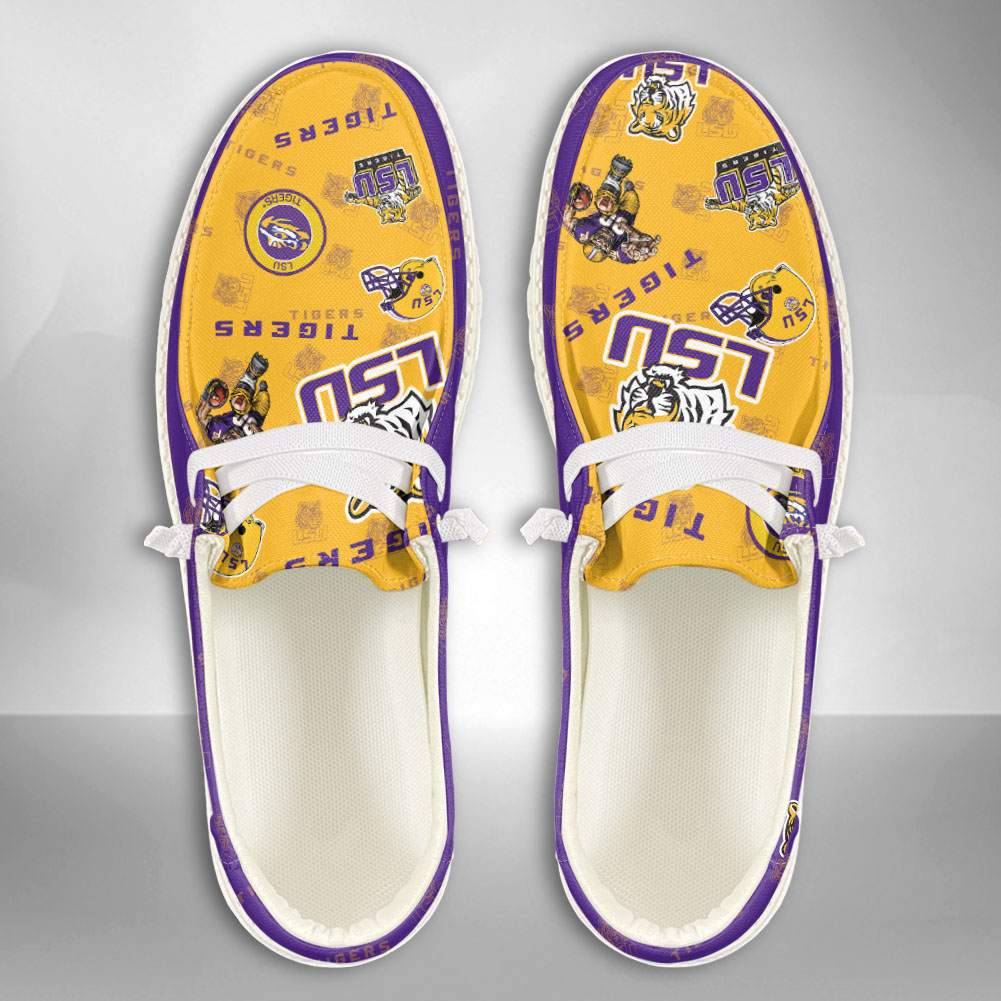 LSU Tigers Air Jordan 4 Shoes Sneaker Custom Name For Men And Women